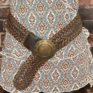 Vintage Braided Wrap Belt  - Boho Accessory